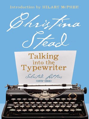 cover image of Talking into the Typewriter